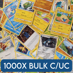 English Common/Uncommon 1000x Pokemon Bulk Cards